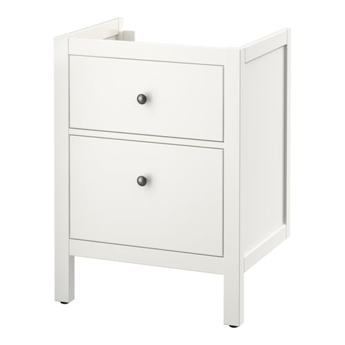 HEMNES Mobile per lavabo con 2 cassetti, bianco, 60x47x83 cm