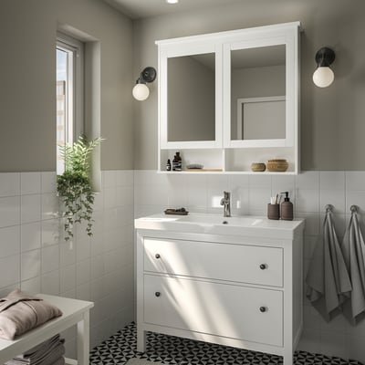 HEMNES / ORRSJÖN Mobile lavabo/cassetti/lavabo/misc