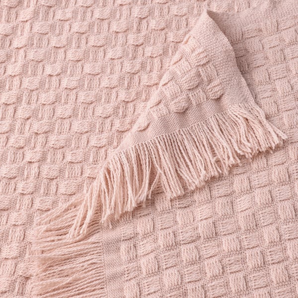 HORNMAL Plaid, rosa chiaro, 130x170 cm