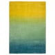 HOTELLRUM Tappeto, pelo lungo, blu/verde giallo, 160x230 cm