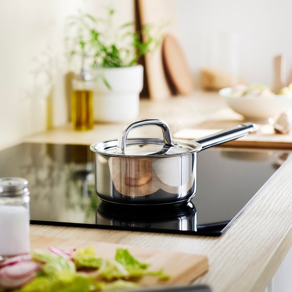 IKEA 365+ Casseruola con coperchio, inox, 1 l