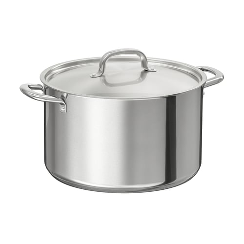 IKEA 365+ Pentola con coperchio, inox, 10.0 l