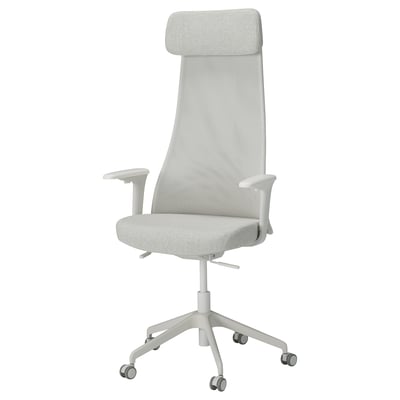 JÄRVFJÄLLET Sedia da ufficio con braccioli, Gunnared beige
