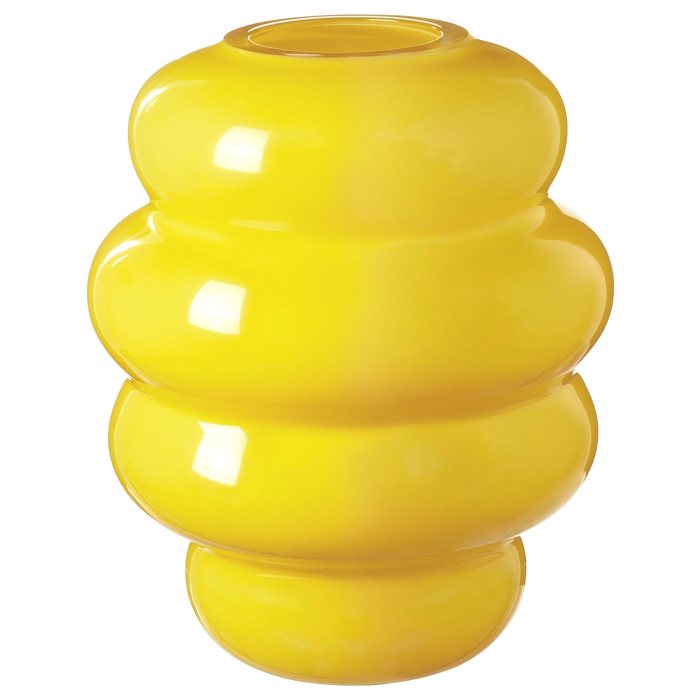 KÄLLARHALS Vaso, giallo, 22 cm