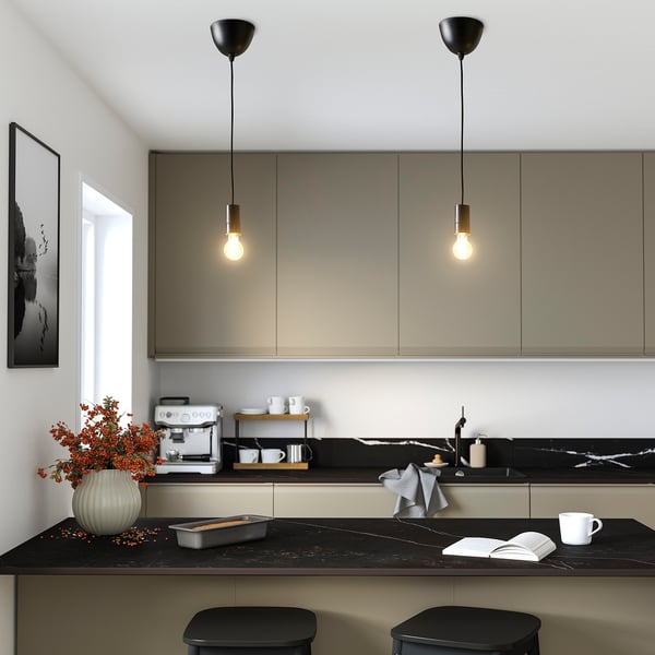 KAJPLATS Lampadina a LED E27 470 lumen, smart spettro bianco/trasparente/globo