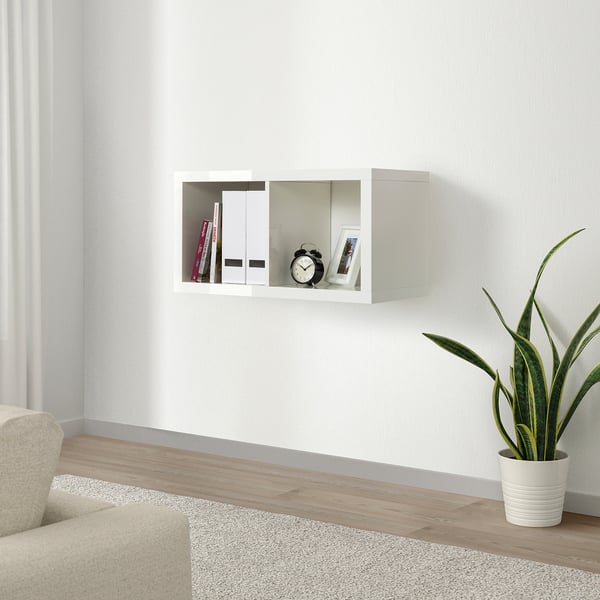 KALLAX Scaffale, lucido bianco, 77x41 cm