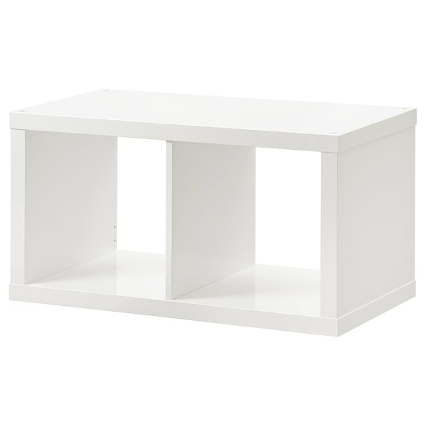 KALLAX Scaffale, lucido bianco, 77x41 cm