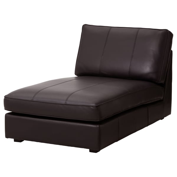 KIVIK Chaise-longue, Grann/Bomstad marrone scuro