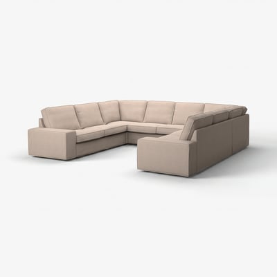 KIVIK Divano a U a 6 posti, Tallmyra beige