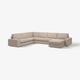 KIVIK Divano angol 6 posti/chaise-longue, Tallmyra beige
