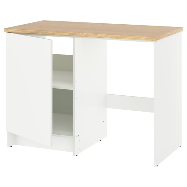 KNOXHULT Mobile base con anta e nicchia, bianco, 120x61x91 cm