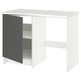 KNOXHULT Mobile base con anta e nicchia, grigio scuro, 120x61x91 cm