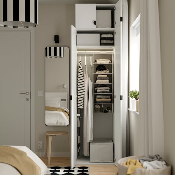 KÖLVATTEN Lampada a LED con sensore, bianco/a batterie, 50 cm