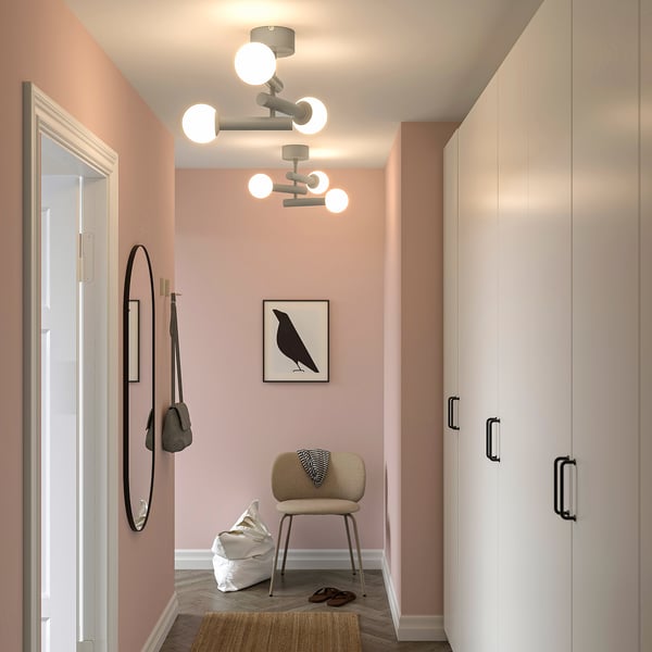 KRANBALK Lampada da soffitto, beige