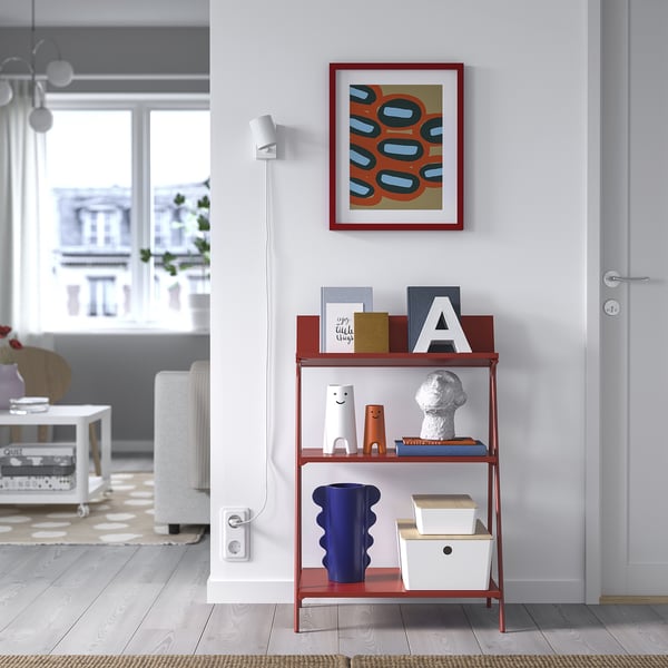 KRÖNIKÖR Scaffale, rosso, 60x35x91 cm