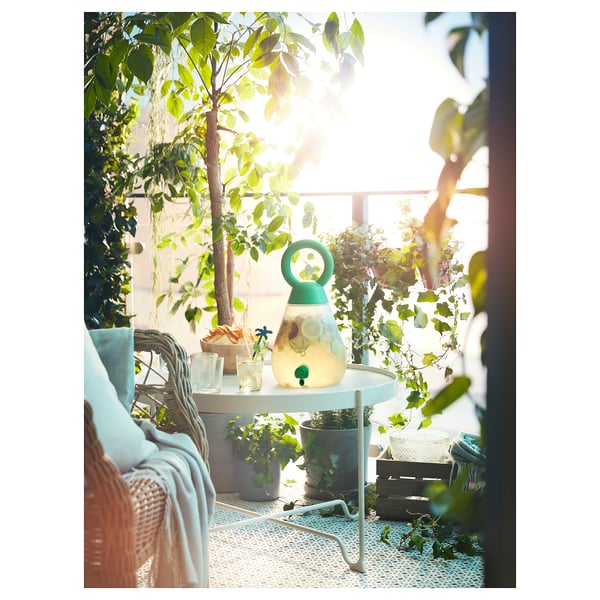 KROKHOLMEN Tavolino, da giardino, beige, 73 cm