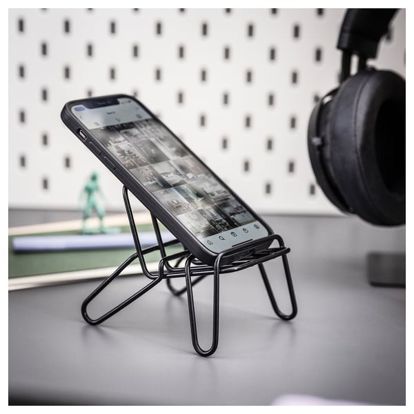 KRUBBET Supporto per cellulare, nero