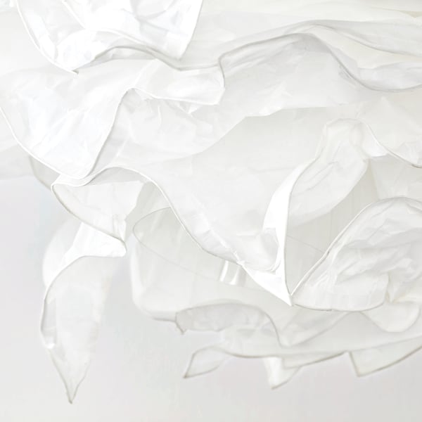 KRUSNING Paralume per lampada a sospensione, bianco, 85 cm