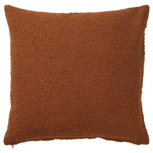 KRYDDBUSKE Fodera per cuscino, marrone-rosso, 50x50 cm