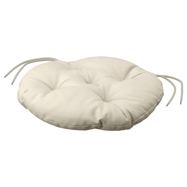 KUDDARNA Cuscino per sedia da esterno, grigio chiaro-beige, 35 cm