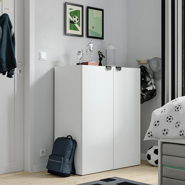 LASTARE Combinazione di mobili, bianco, 80x42x101 cm