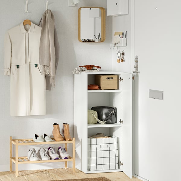 LASTARE Combinazione di mobili, bianco, 40x42x101 cm