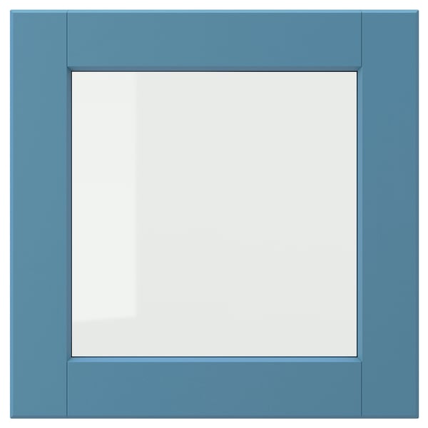 LERHYTTAN Anta a vetro, blu, 40x40 cm