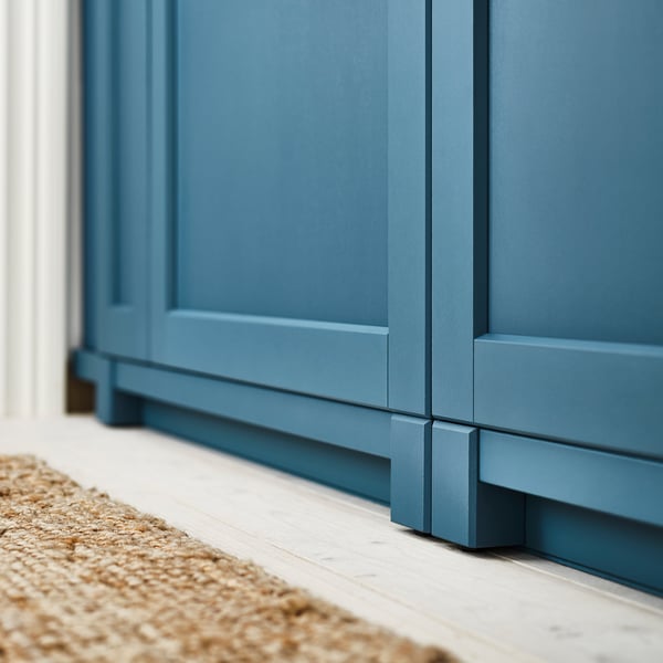 LERHYTTAN Gamba per zoccolo decorativo, blu, 8 cm