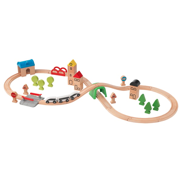 LILLABO Set trenino e binari, 45 pezzi