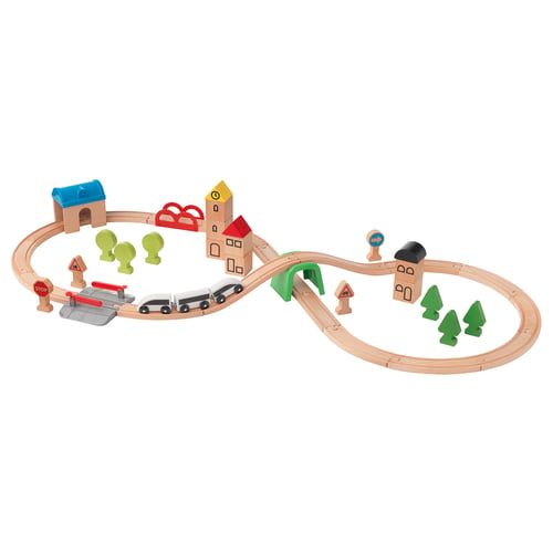 LILLABO Set trenino e binari, 45 pezzi