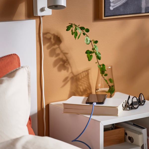 LILLHULT Da USB-C a USB-C, lilla, 3.0 m