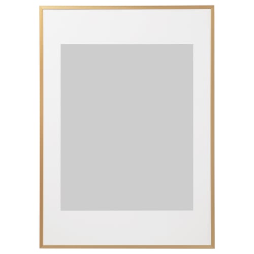 LOMVIKEN Cornice, color oro, 50x70 cm