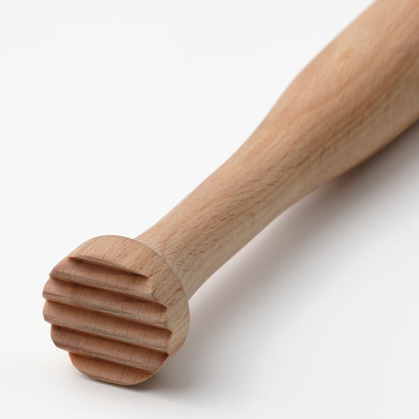 LUFTTÄT Set da bar 3 pezzi, inox/legno