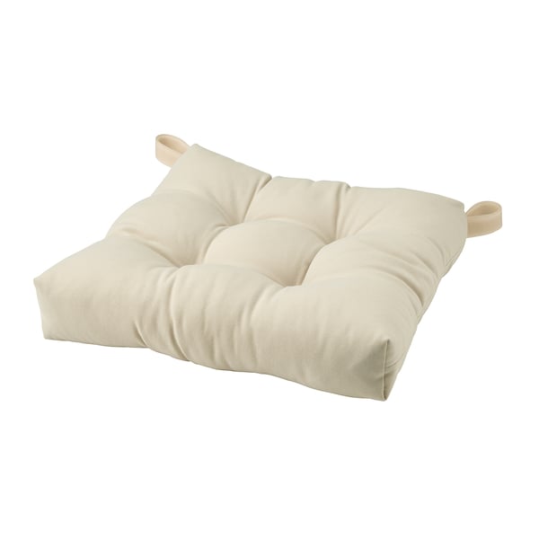 MALINDA Cuscino per sedia, grigio-beige, 40x38x7 cm