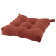 MALINDA Cuscino per sedia, marrone-rosso, 40x38x7 cm