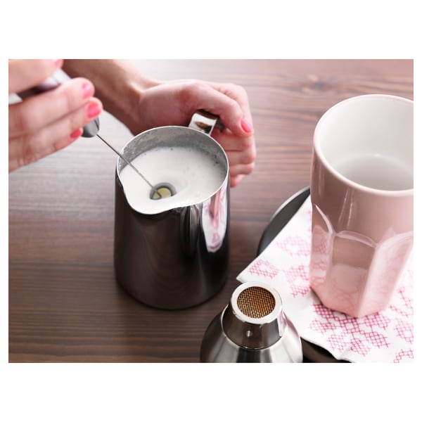 MÅTTLIG Bricco per latte, inox, 0.5 l