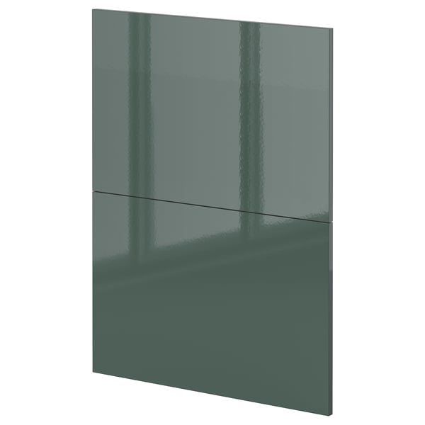 METOD 2 frontali per lavastoviglie, Kallarp grigio-verde scuro lucido, 60 cm