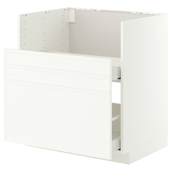 METOD / MAXIMERA Mob base lavello TALLSJÖN, bianco/Aspudden bianco opaco, 80x60 cm