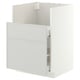 METOD / MAXIMERA Mob base lavello TALLSJÖN, bianco/Aspudden grigio chiaro, 60x60 cm