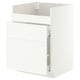 METOD / MAXIMERA Mobile lavello HAVSEN/3front/2cass, bianco/Aspudden bianco opaco, 60x60 cm