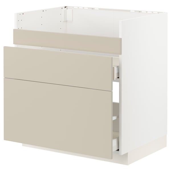 METOD / MAXIMERA Mobile lavello HAVSEN/3front/2cass