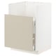 METOD Mob base lavello TALLSJÖN, bianco/Havstorp beige, 60x60 cm