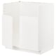 METOD Mob base lavello TALLSJÖN, bianco/Veddinge bianco, 80x60 cm