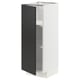 METOD Mobile base con ripiani, bianco/Nickebo antracite opaco, 30x37 cm