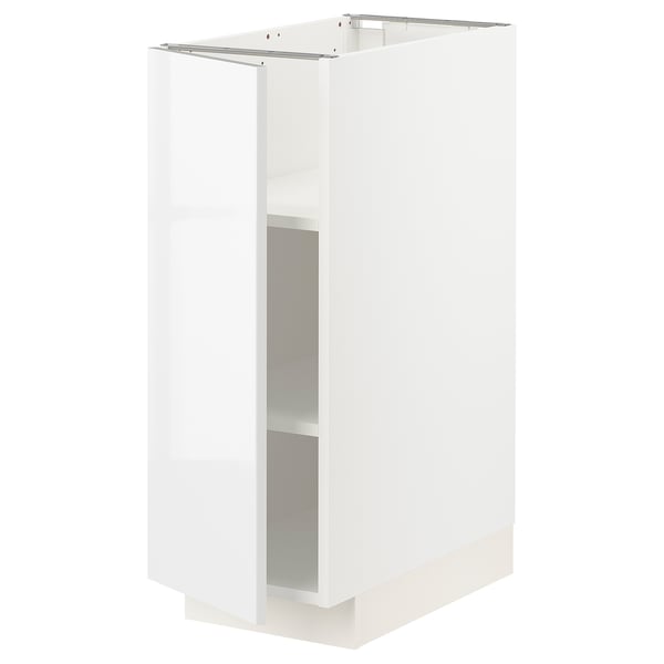 METOD Mobile base con ripiani, bianco/Ringhult bianco, 30x60 cm
