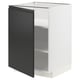 METOD Mobile base con ripiani, bianco/Upplöv antracite opaco, 60x60 cm
