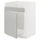 METOD Mobile base per lavello 1vas HAVSEN, bianco/Havstorp grigio chiaro, 60x60 cm