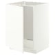 METOD Mobile base per lavello, bianco/Aspudden bianco opaco, 60x60 cm