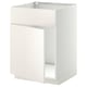METOD Mobile lavello con anta/frontale, bianco/Veddinge bianco, 60x60 cm