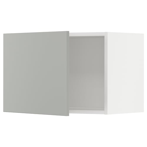 METOD Pensile, bianco/Havstorp grigio chiaro, 60x40 cm